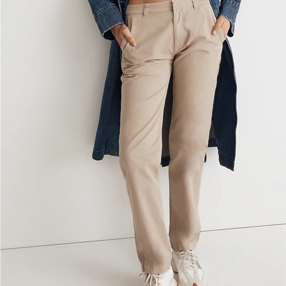 Madewell low-slung chino pants